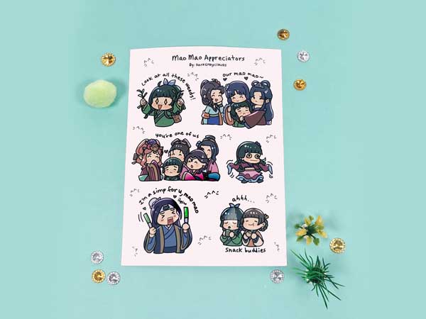 Mao Mao Appreciators Sticker Sheet