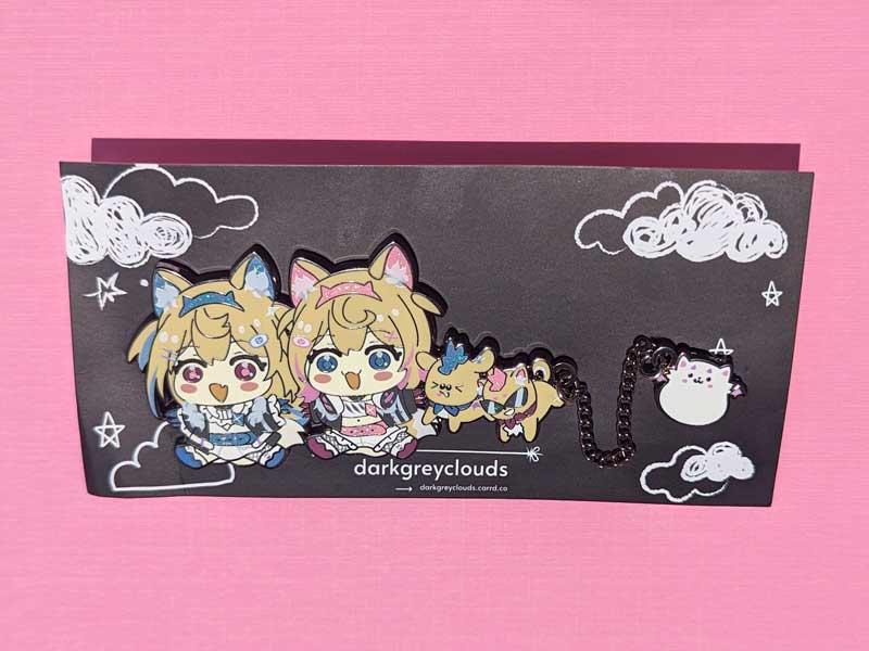 FuwaMoco Enamel Pin