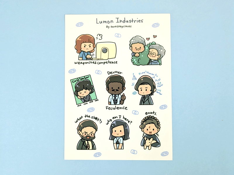 Lumon Industries Sticker Sheet