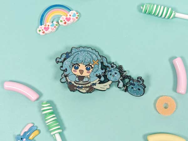 Mint Fantome Enamel Pin