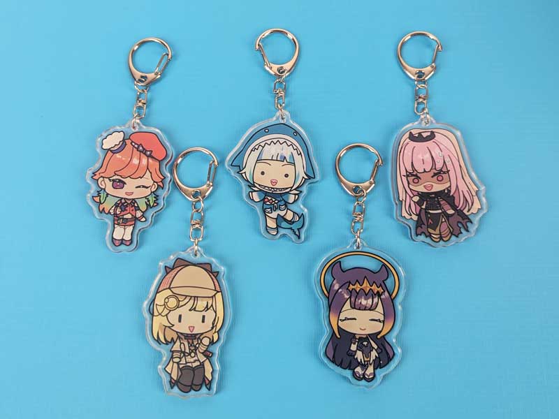 Hololive Myth Charms