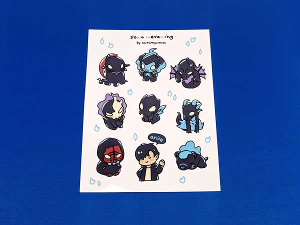 Sowo Wevewing Sticker Sheet