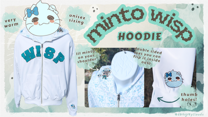 Minto Wisp Double-Sided Zip-Up Hoodie