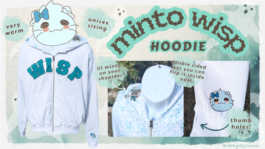 Minto Wisp Double-Sided Zip-Up Hoodie