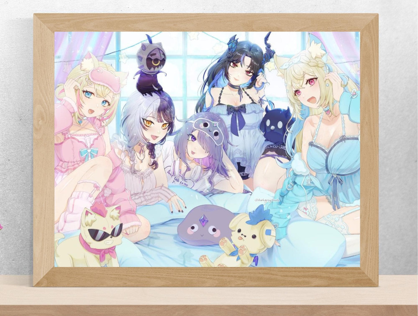 Hololive Pajama Party Print