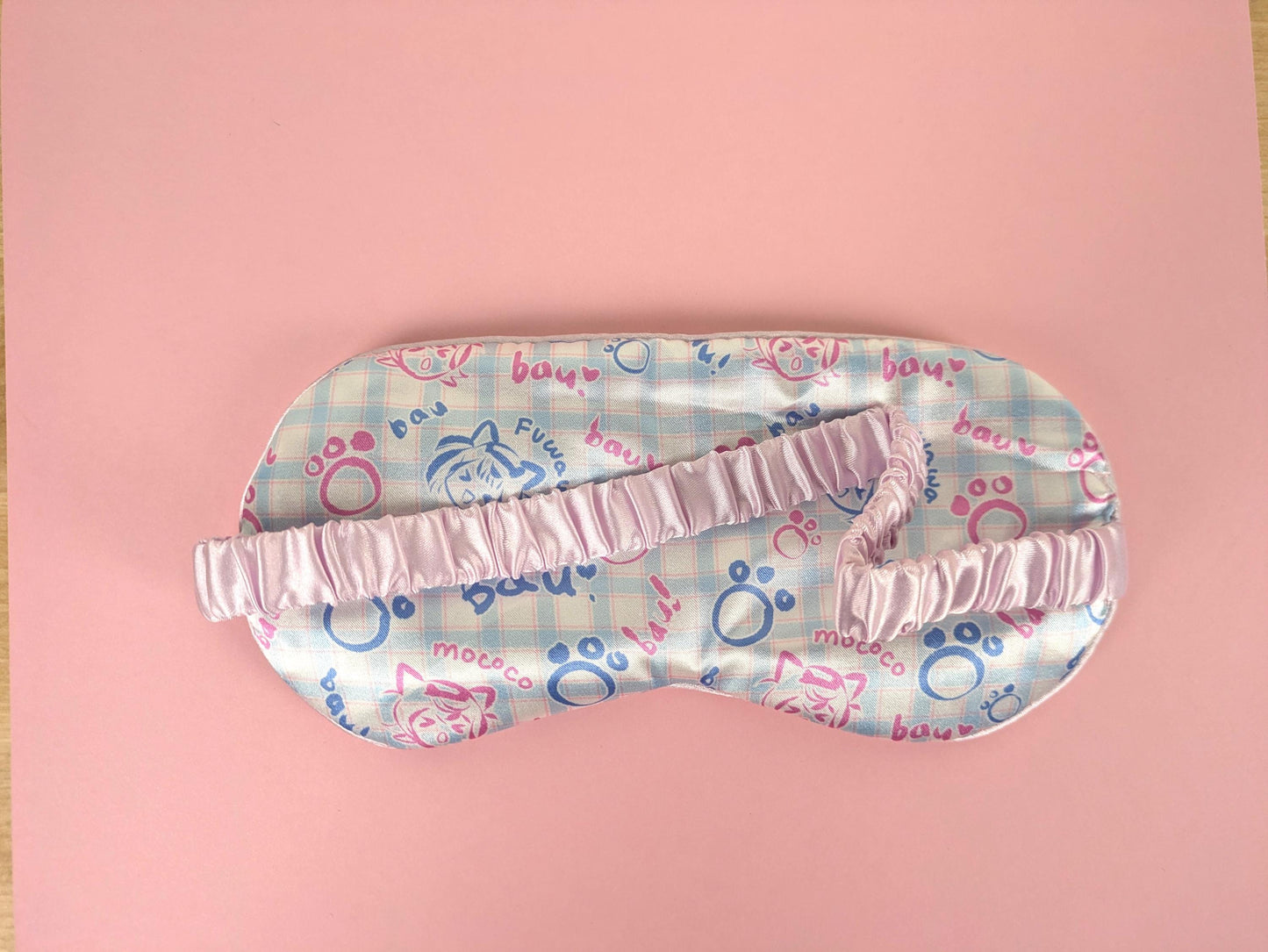Mint Satin Eye mask