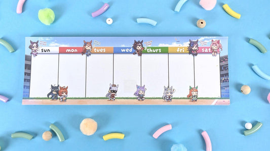 Uma Musume Weekly Planner Notepad