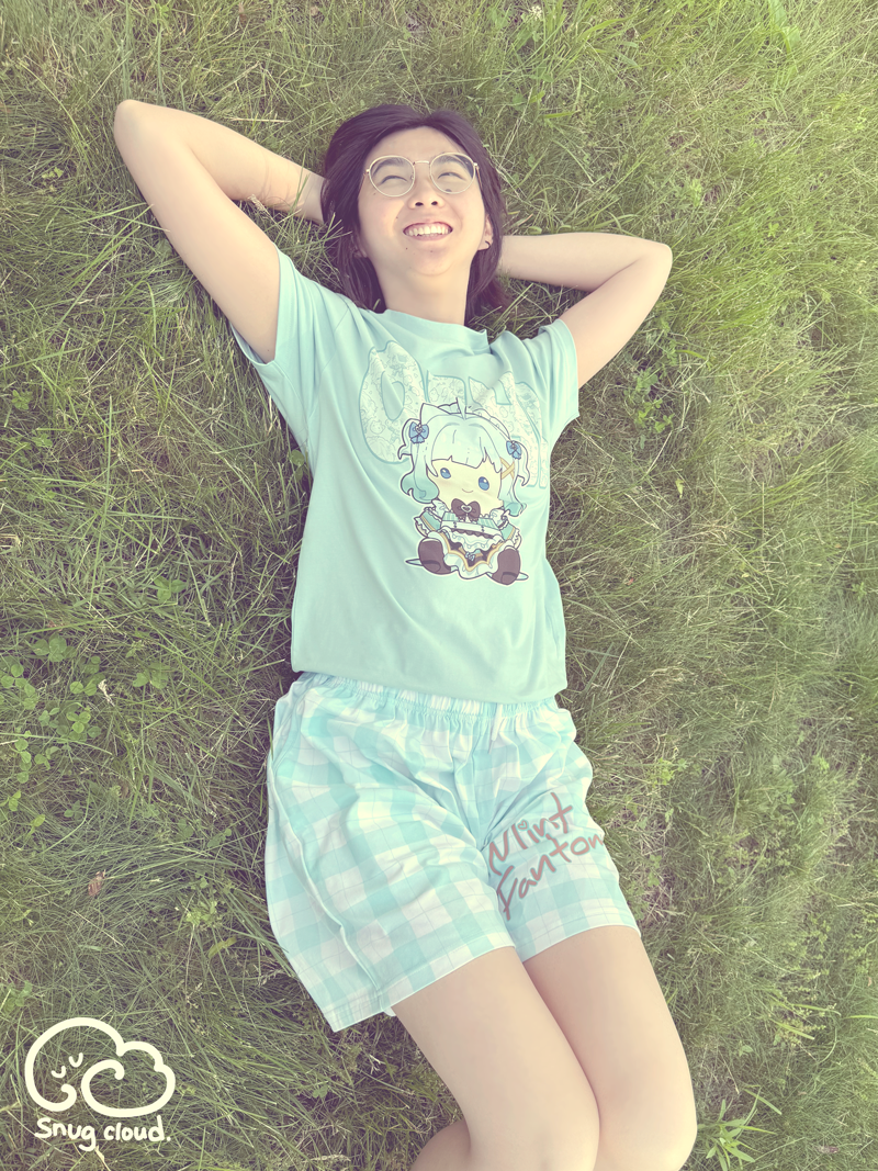 Oshi Pajamas (Mint Fantome). Pajamas Only