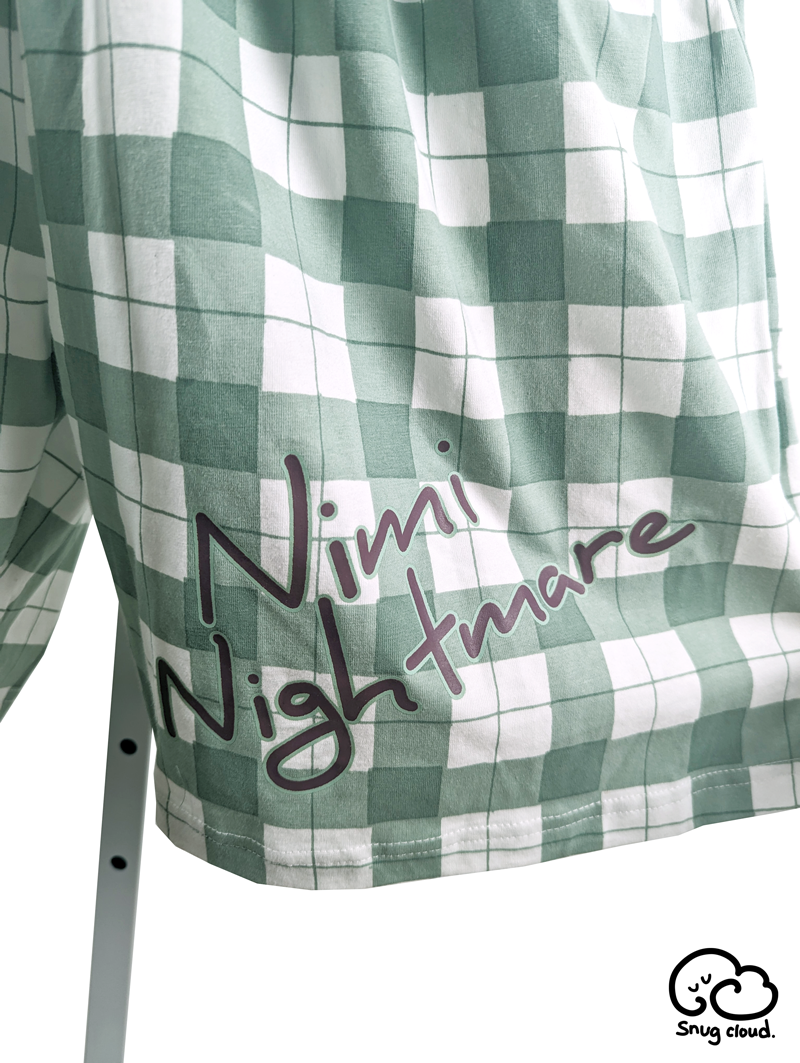 Oshi Pajamas (Nimi Nightmare). Pajamas Pillowcase Combo