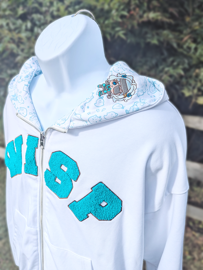 Minto Wisp Double-Sided Zip-Up Hoodie